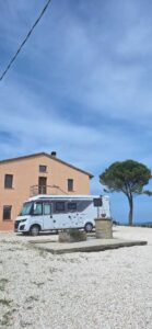 Hondvriendelijke camperplaats in Le Marche